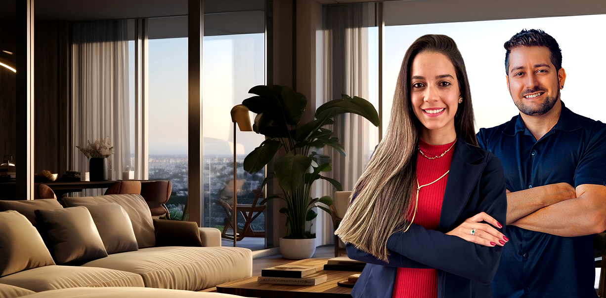 Corretores Raissa Gon&ccedil;alves e Wesley Mangaton